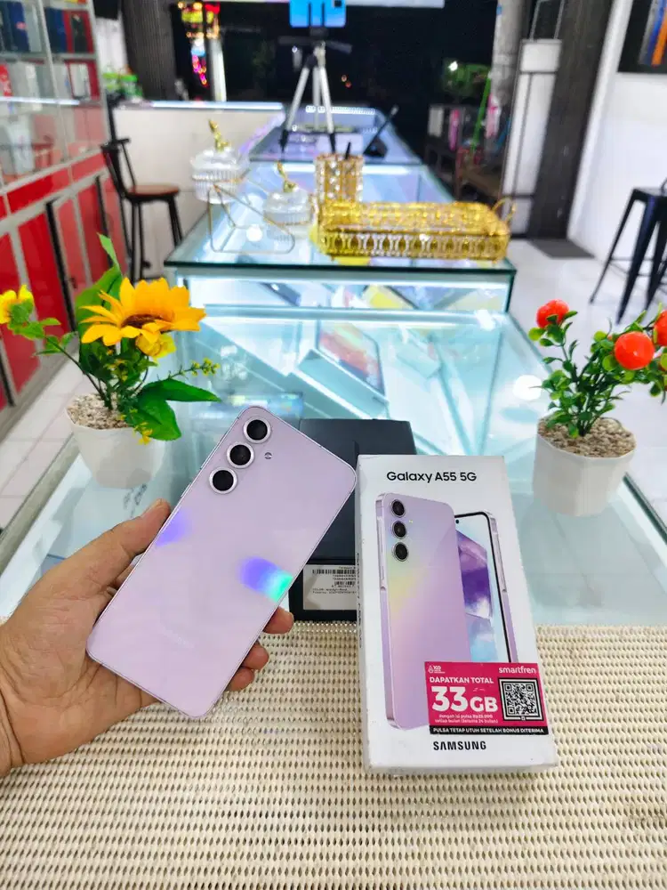 Samsung A55 5G Ram 16Gb/ 256Gb Fullset Mulus Like New Original 100%