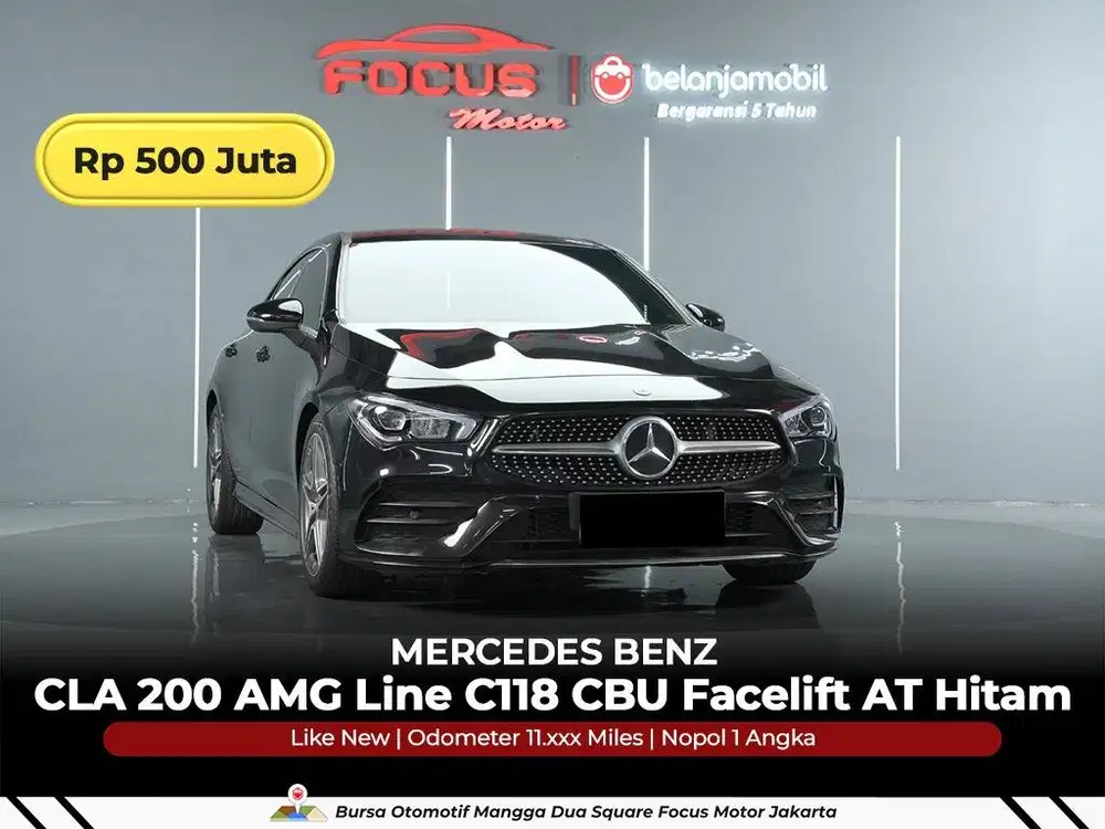 [GARANSI 5TH] Mercedes Benz Mercy CLA200 CLA 200 AMG AT 2019/2020/2021