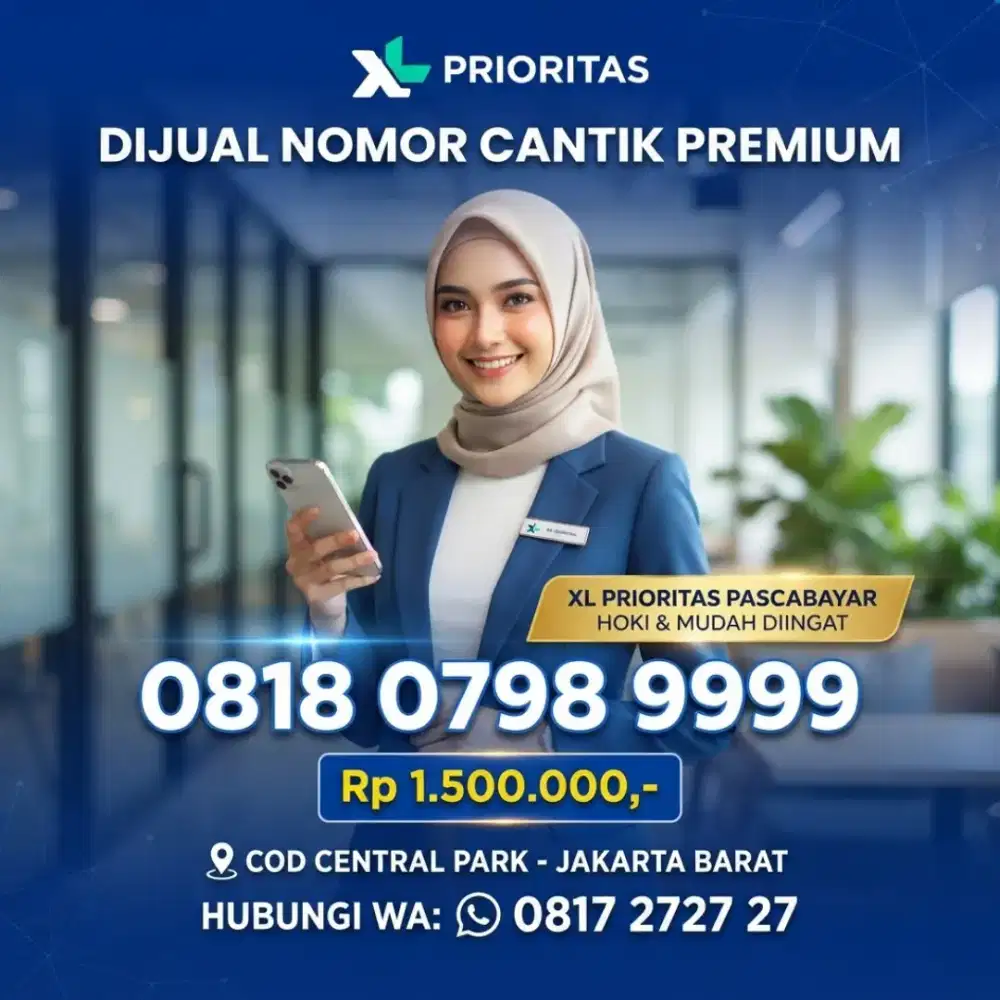 NOMOR CANTIK XL 0798 9999