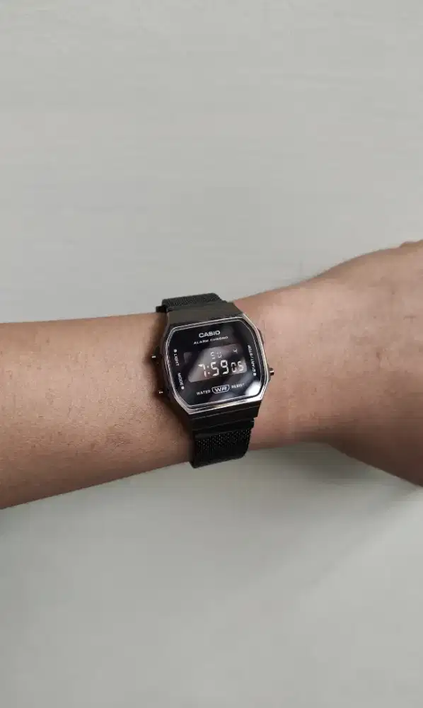 Jam Tangan Casio A168 Digital Hitam / Casio 168