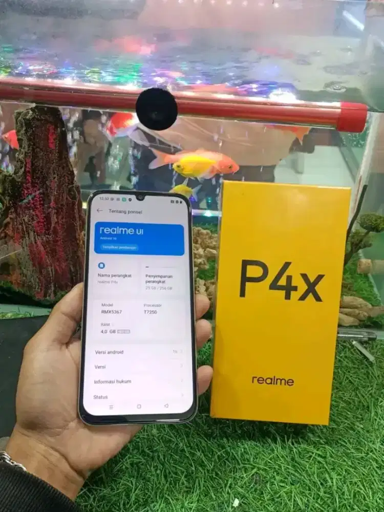Realme p4x like new hp blm lama ram 4+8/256