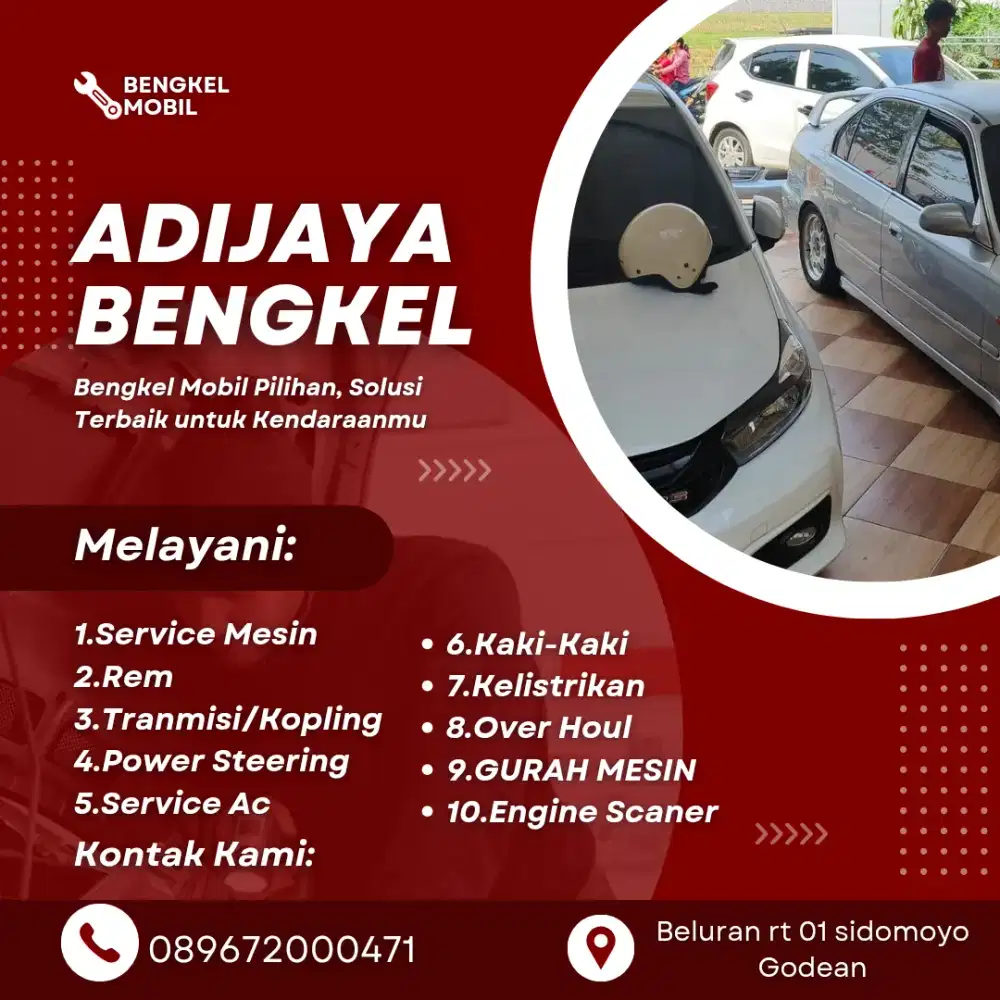 Dicari mekanik mobil Berpengalaman