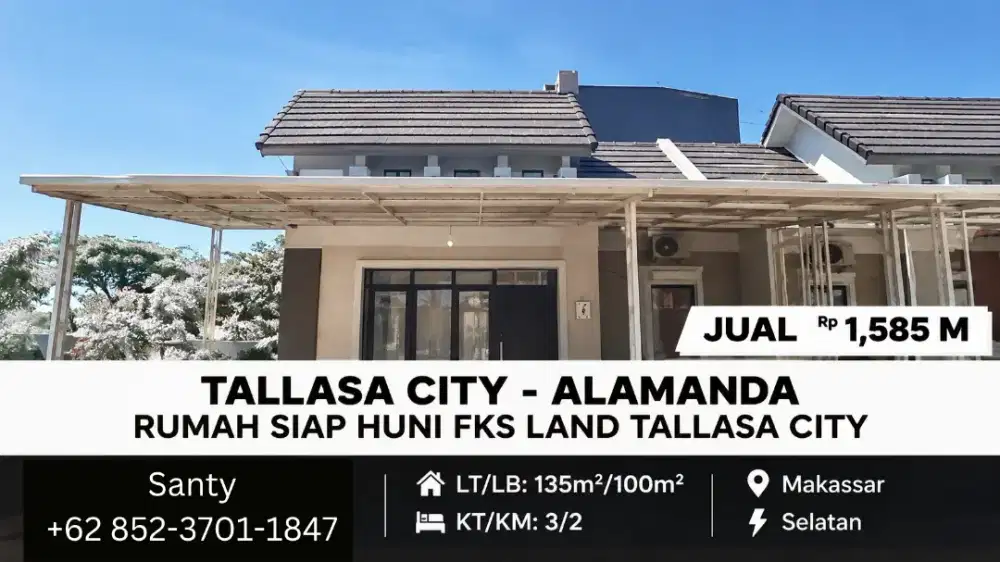 Jual Rumah Cluster Alamanda