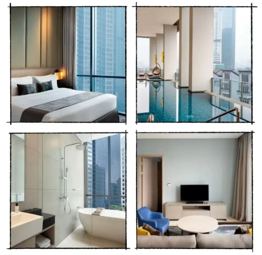 Dijual : 1 voucher Hotel Bintang 5 terbaik di Jakarta, dpt makan pagi