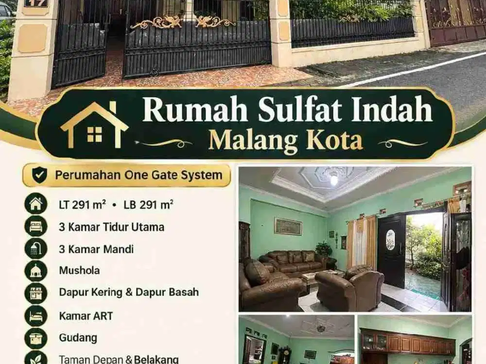Turun Harga Rumah Sulfat Dibawah Pasaran