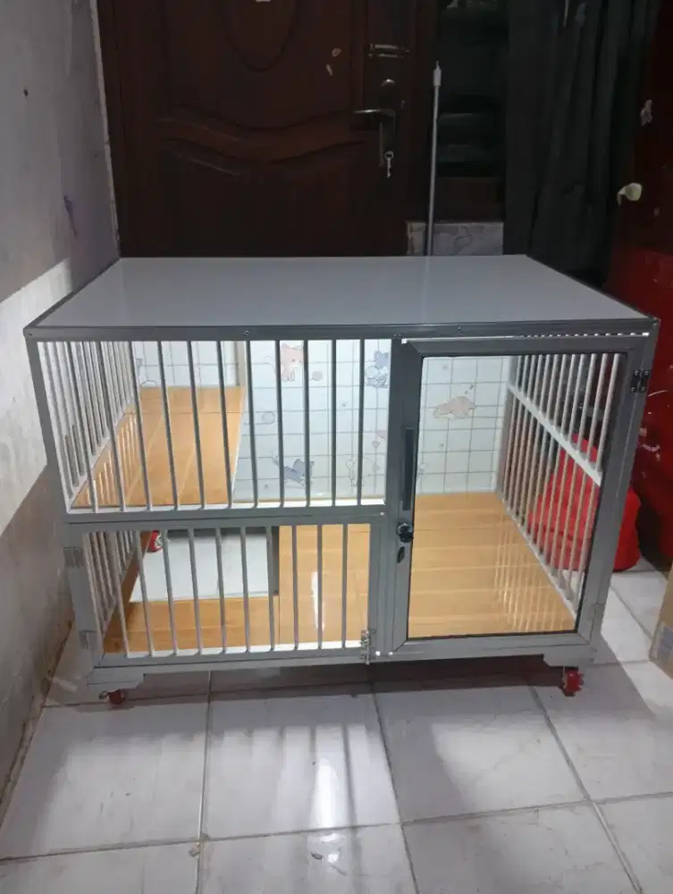 Kandang kucing aluminium