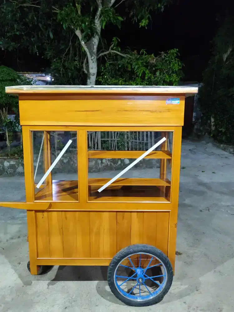 Sedia Gerobak Angkringan, Bakso Mie Ayam, Bubur, Sate, Soto, Pecel dll