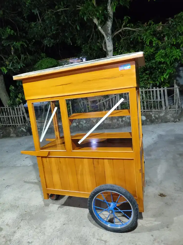 Sedia Gerobak Angkringan, Bakso Mie Ayam, Bubur, Sate, Soto, Pecel dll