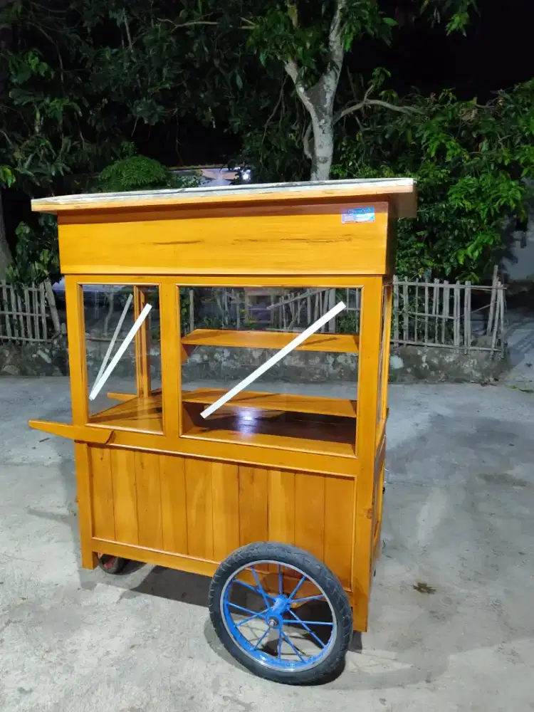 Sedia Gerobak Angkringan, Bakso Mie Ayam, Bubur, Sate, Soto, Pecel dll