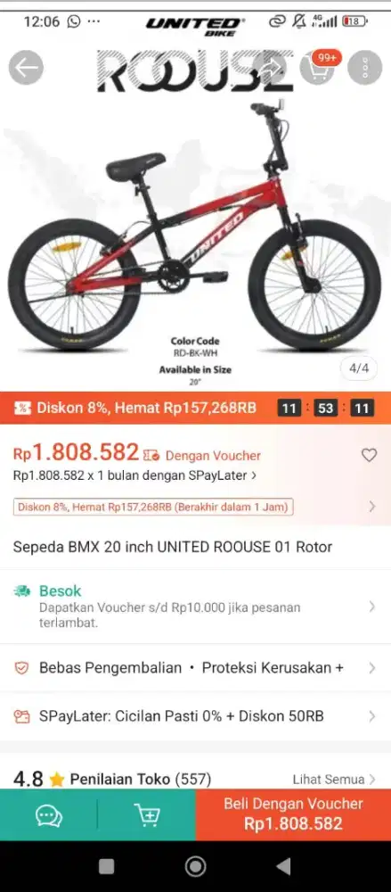 Sepeda BMX united