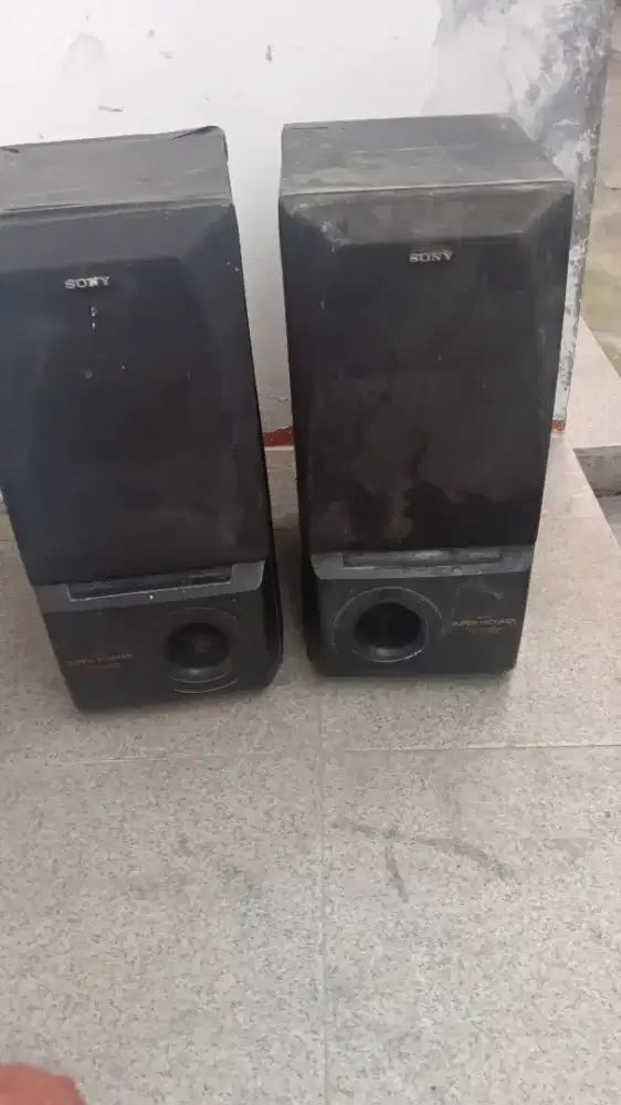 Speaker sony lbt450 combo minus box party suara jos