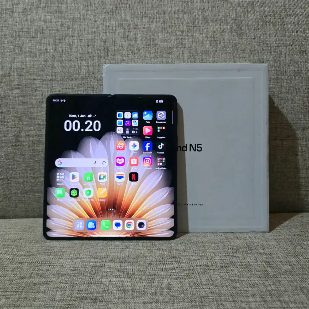 Oppo Find N5 Fold 16/512GB Mulus Setipis ZFold7 Ex Resmi