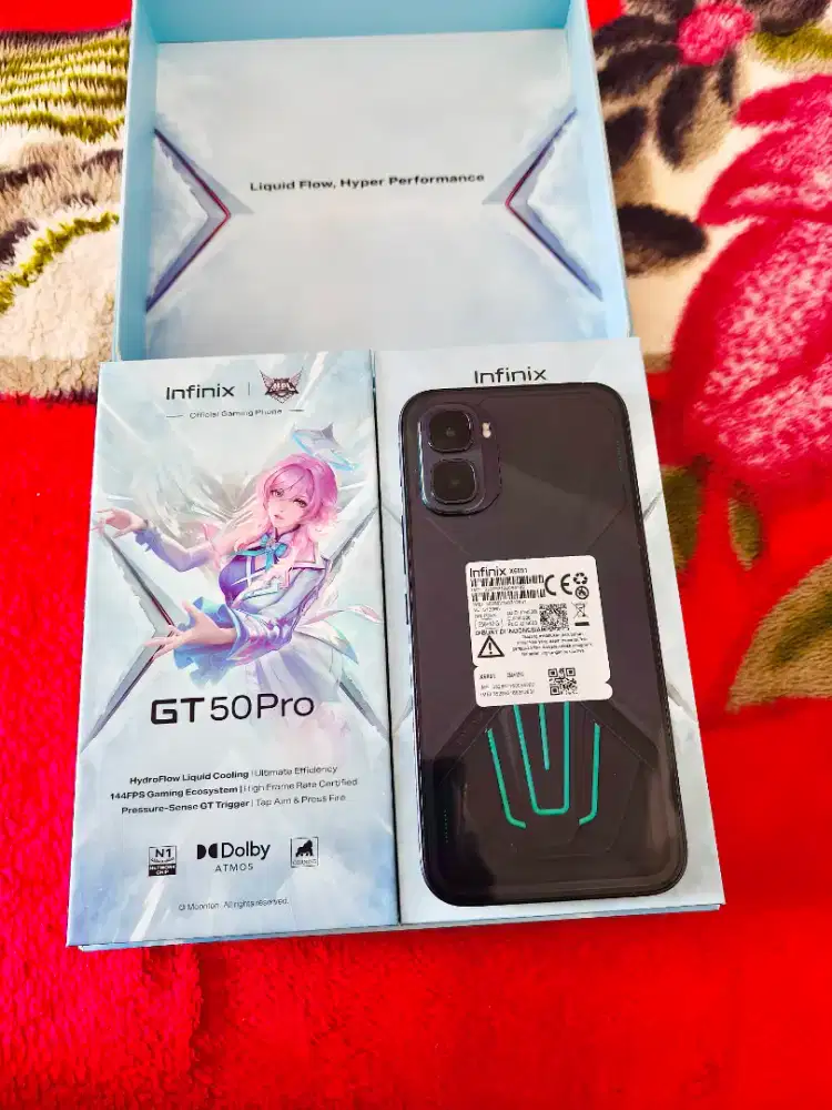 Infinix GT 50 Pro 5G Ram 12+12/256 Gb Fullset Muluss