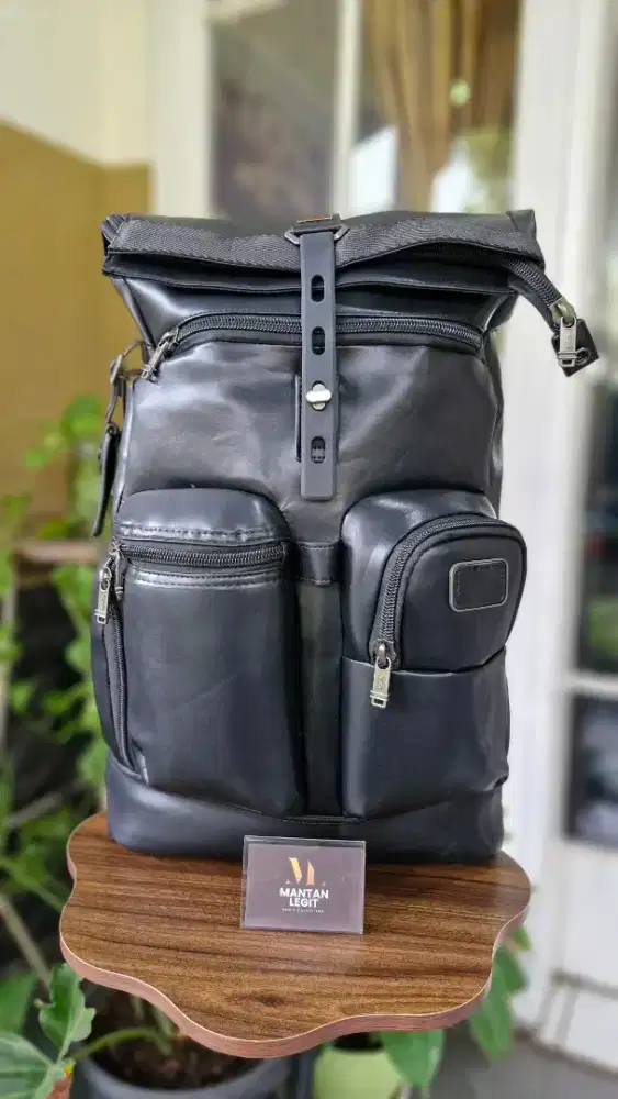 Ransel / backpack TUMI bahan kulit