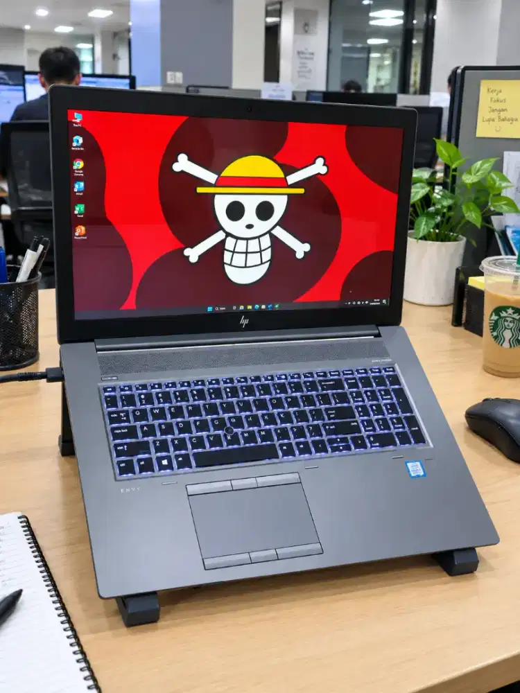Laptop Hp Zbook17 G6 intel i5 gen9,Ram 8Gb,Nvme 256Gb,T1000 4Gb ddr5
‎