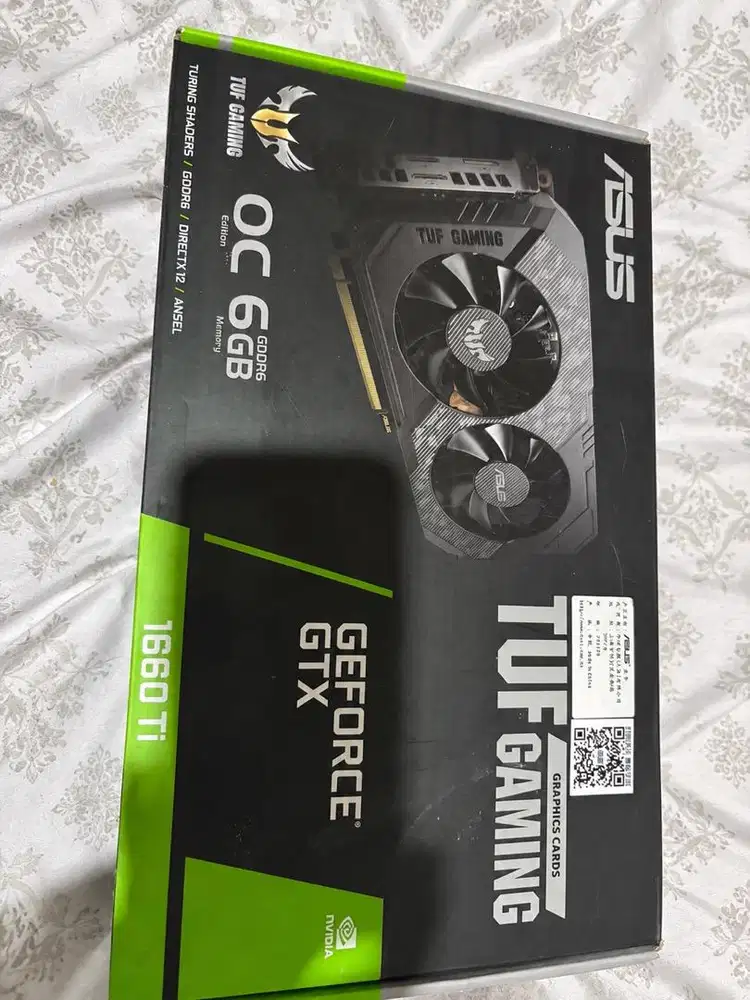 VGA Asus TUF Nvidia GTX 1660 ti 6gb
