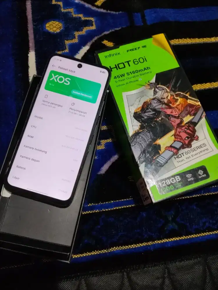 INFINIX HOT 60I RAM 6+6/128