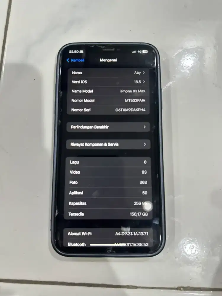 Iphone xs max 256 ibox