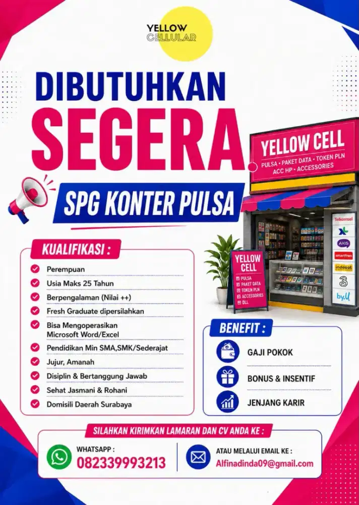 SPG konter pulsa21