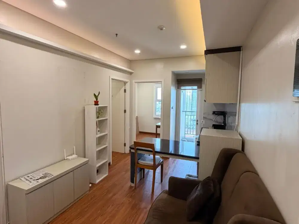 TERMURAH APARTEMEN 2 BR FURNISHED SIAP HUNI LOKASI DI PARAHYANGAN RESIDENCE BANDUNG