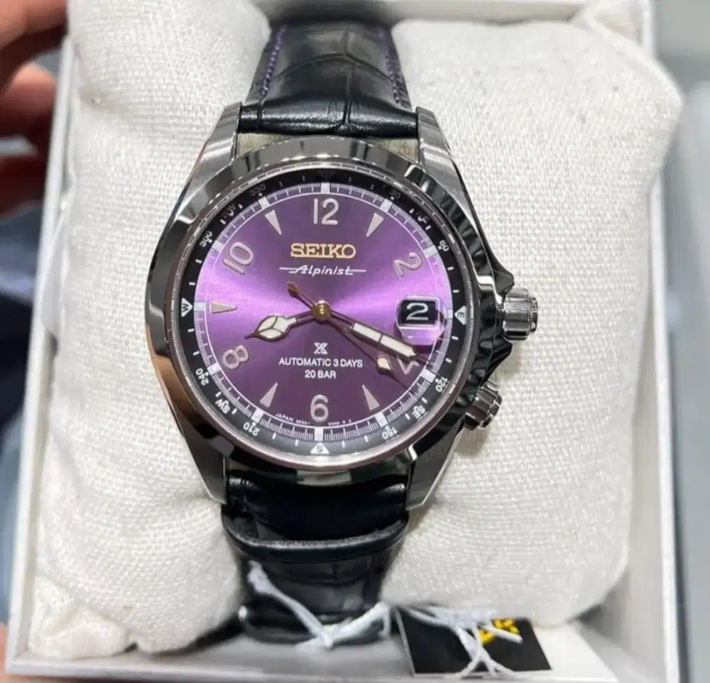 Seiko Alpinist Edo Purple HBC006J1 Limited Edition 7000 Pieces