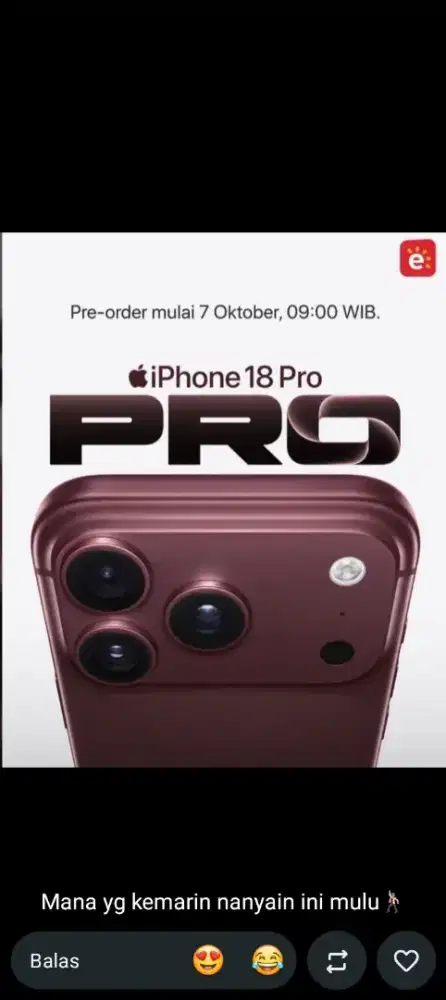 iPhone 18 PO bisa cicilan