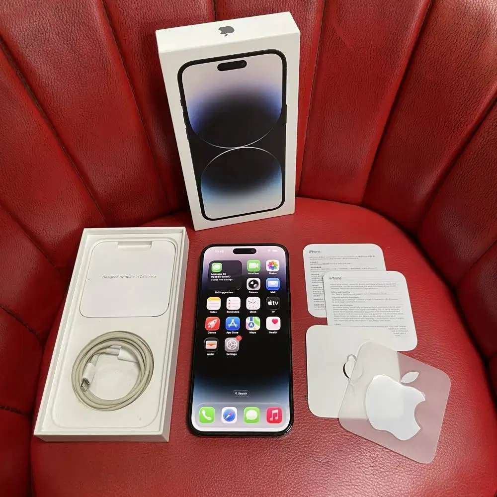 iPhone 14 Pro Max 128gb Space Black Bea Cukai Dual SIM Nano2 Fullset