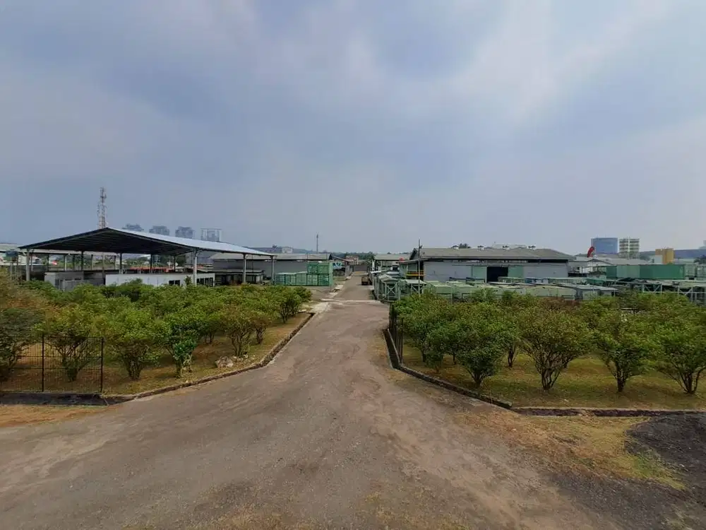 Disewakan 1000-2000 M2 Murah - Akses Truk / Container - Tol Sentul