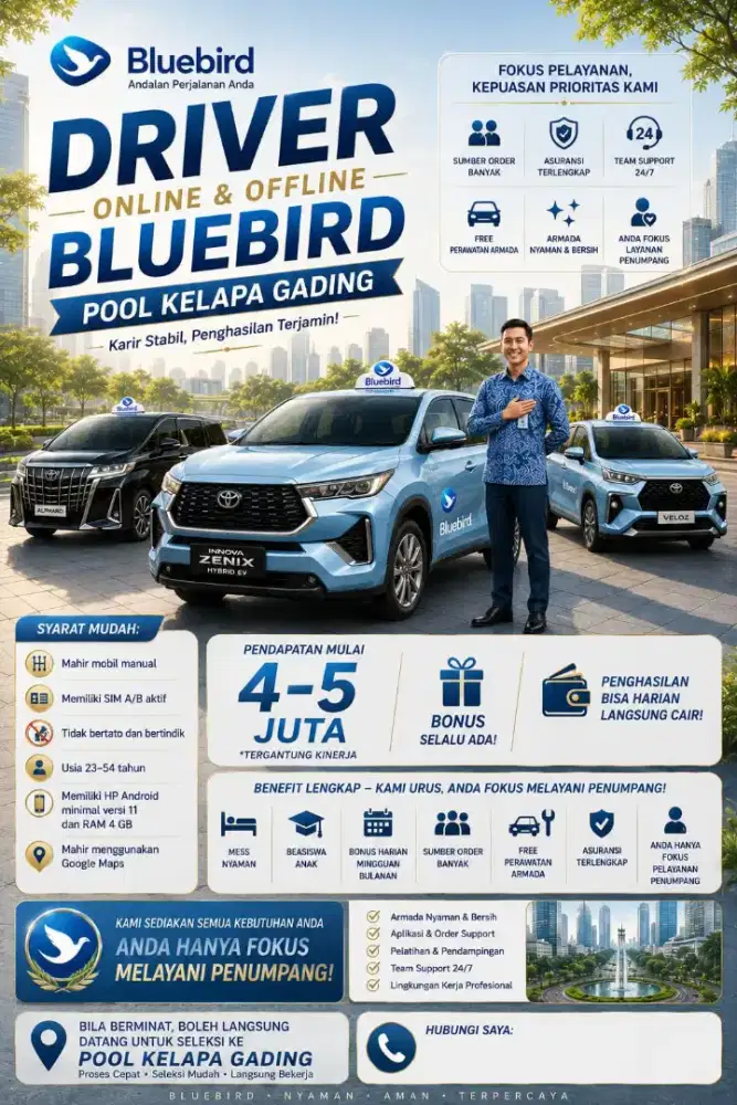 Lowongan kerja driver