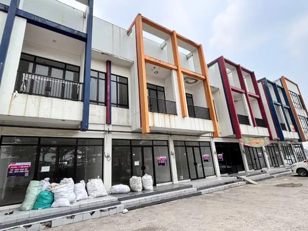 disewakan ruko satuan atau gandeng ready 10 unit di tigaraksa