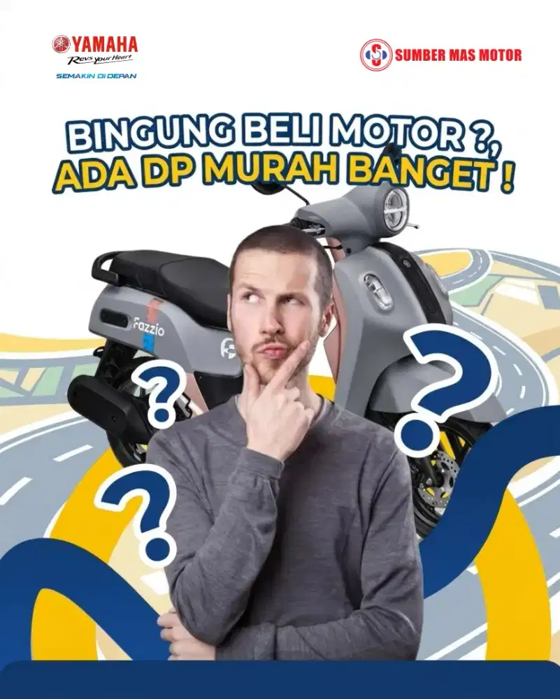 PROMO MOTOR YAMAHA MURAH! CICILAN RINGAN, DP TERJANGKAU!