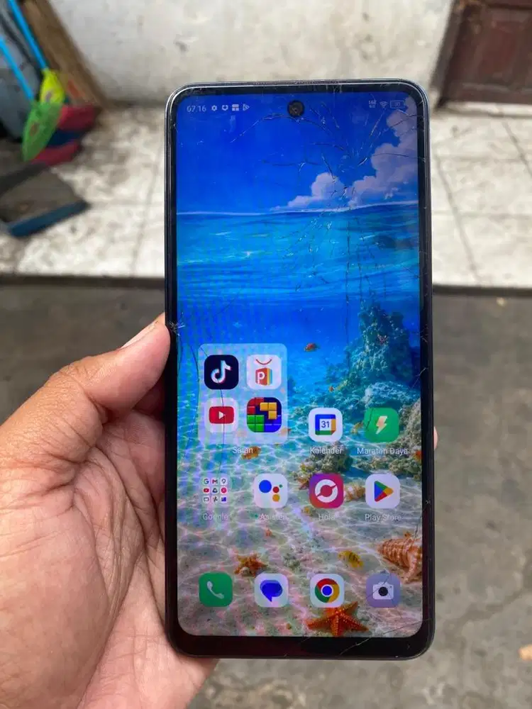 hp infinix hot 40i 8/256 lcd ori batere awet nfc on minus lcd retak