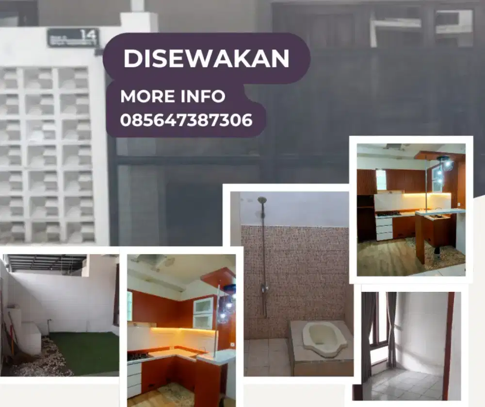 DISEWAKAN RUMAH MINIMALIS SIAP HUNI