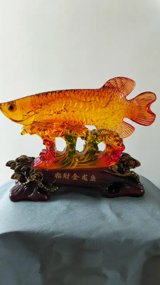 PATUNG IKAN ARWANA UTK FENGSHUI