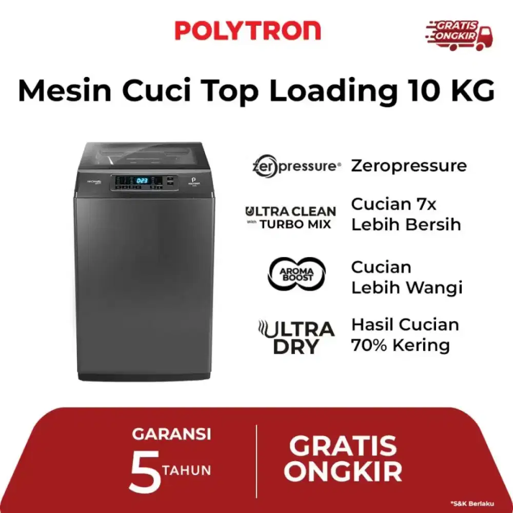 polytron top loading 10kg