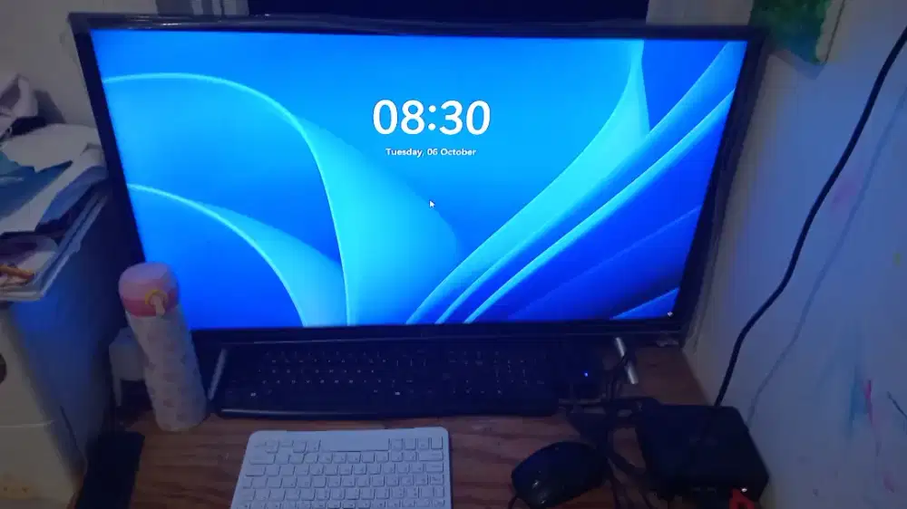 TV TCL Digital 32 Inch + Mini PC RAM 16 GB