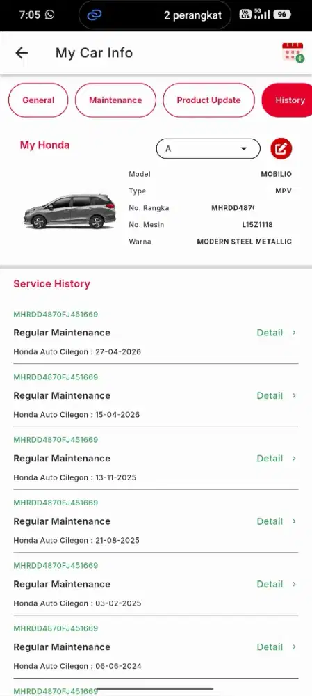 Mobilio RS 2014/2015