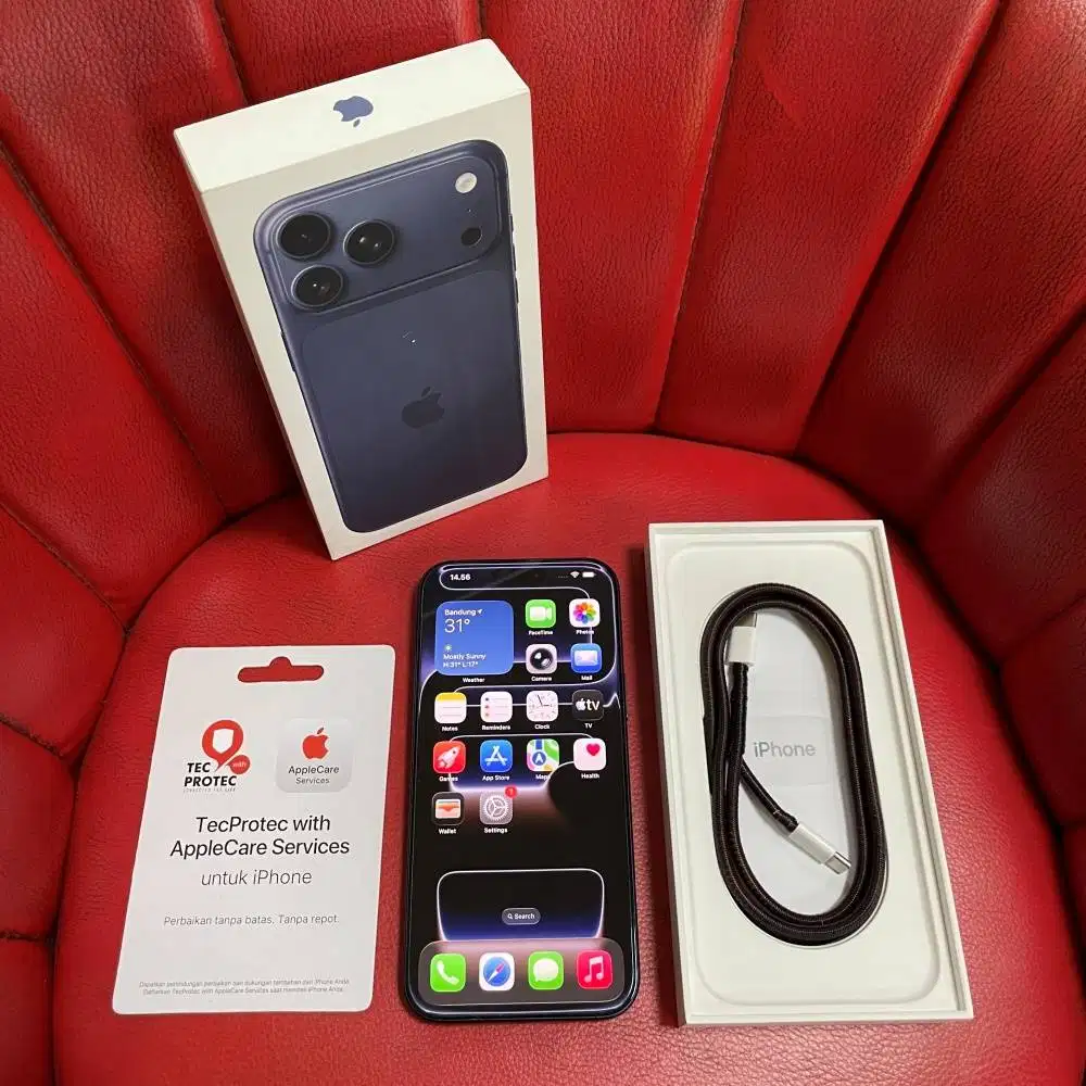 iPhone 17 Pro Max 256gb Deep Blue Garansi iBox Aktif Fullset Original