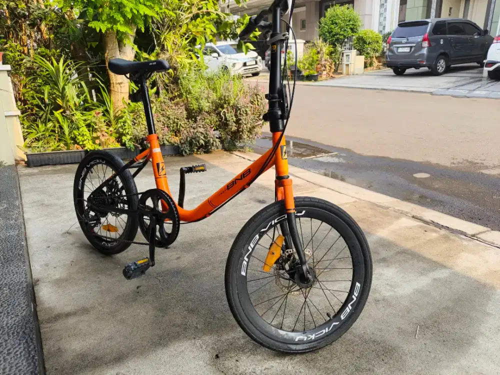 Sepeda lipat stang (ex pribadi) BNB Vicky 7 Speed