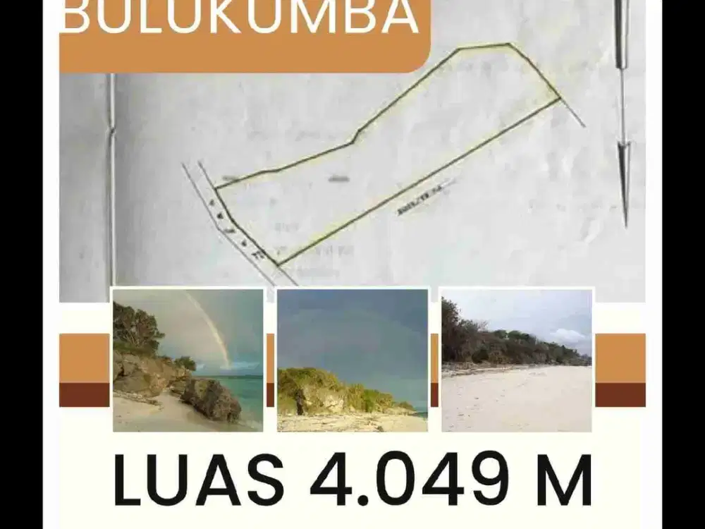 Tanah 4.049 Meter Hanya 28 Meter dari Bara Beach Bulukumba Dekat dari Dive Camp dan Cosmos Bungalow,SHM
Cocok Untuk Villa, Bungalow, Hotel
Rp. 3M nego