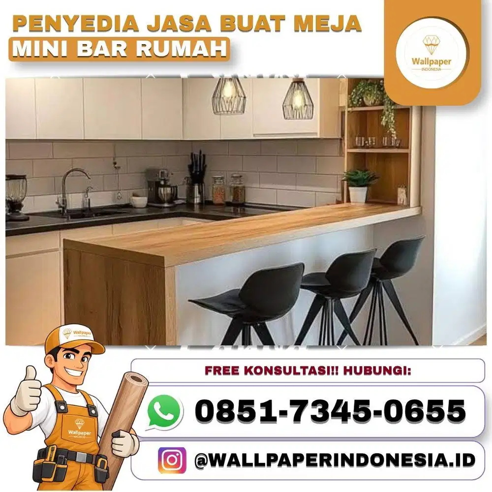PENYEDIA JASA BUAT MEJA MINI BAR RUMAH