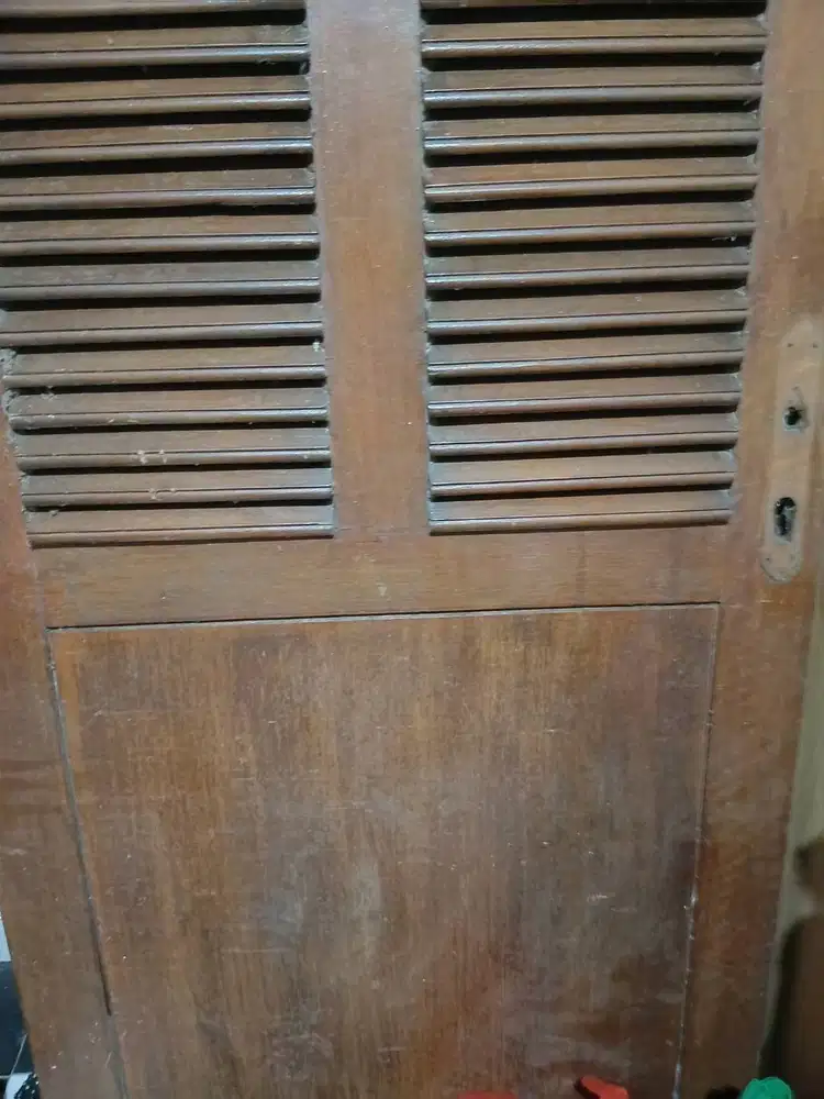 Jual pintu dan jendela kayu jati lawas pintu 2 jendela 3 yang satu kcl