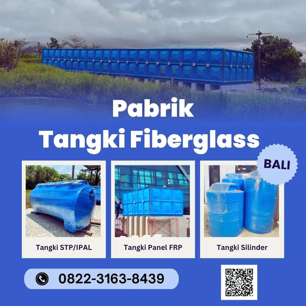 Pabrik Tangki STP IPAL Fiber Dan Septic Tank Fiberglass Di Bangli