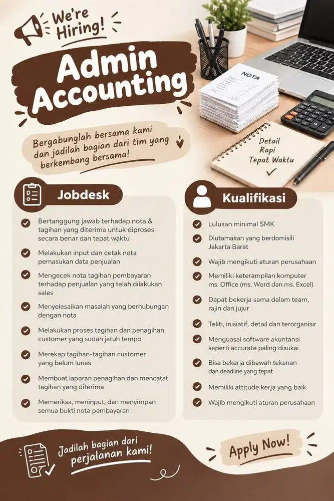 ADMIN ACCOUNTING & FINANCE