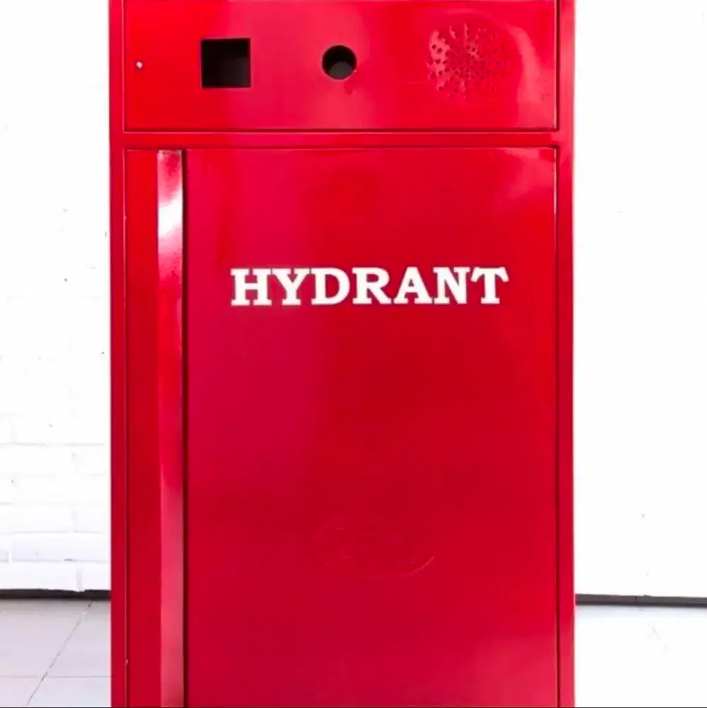 BOX HYDRANT INDOOR TYPE B KOMPLIT HOSE 1.5. NOZZLE. HOSERACK . VALVE.
