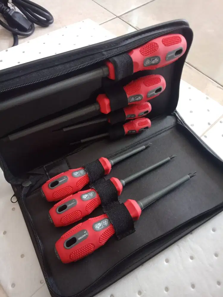 VDE DUAL GRIP SCREWDRIVER SET 7PCE OBENG INSULATED KENNEDY KEN5728000K