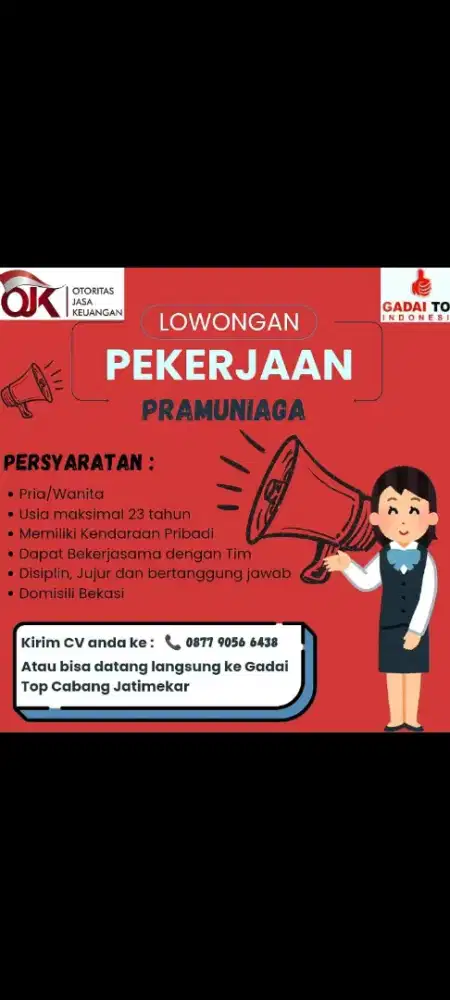 Loker Gadai Top