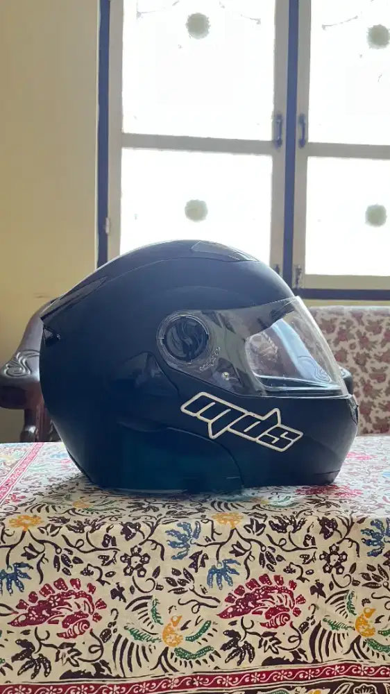 Helm Full Face Mds Pro Rider Solid Black Doff