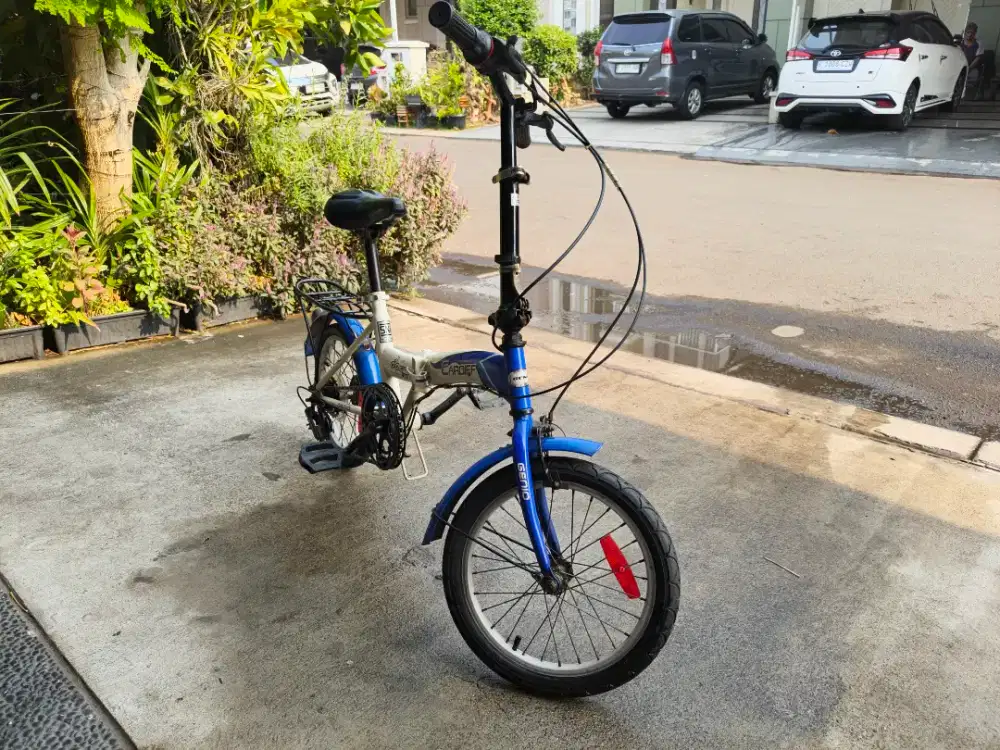 Sepeda lipat (ex pribadi) Genio Cardiff 6 Speed