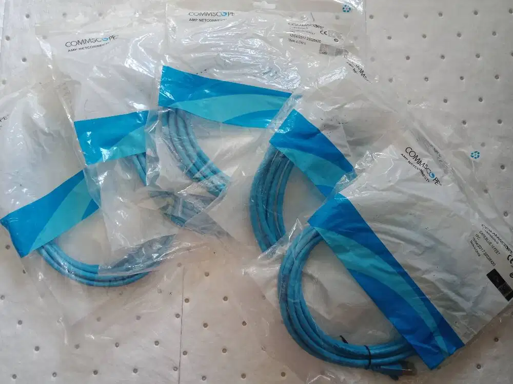 PATCH CORD CAT 6, 10 FT, BLUE, AMP, ORIGINAL
